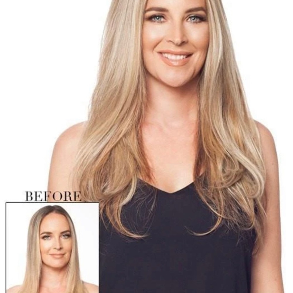 Jon Renau 18 HD topper Palm Springs Blonde hair